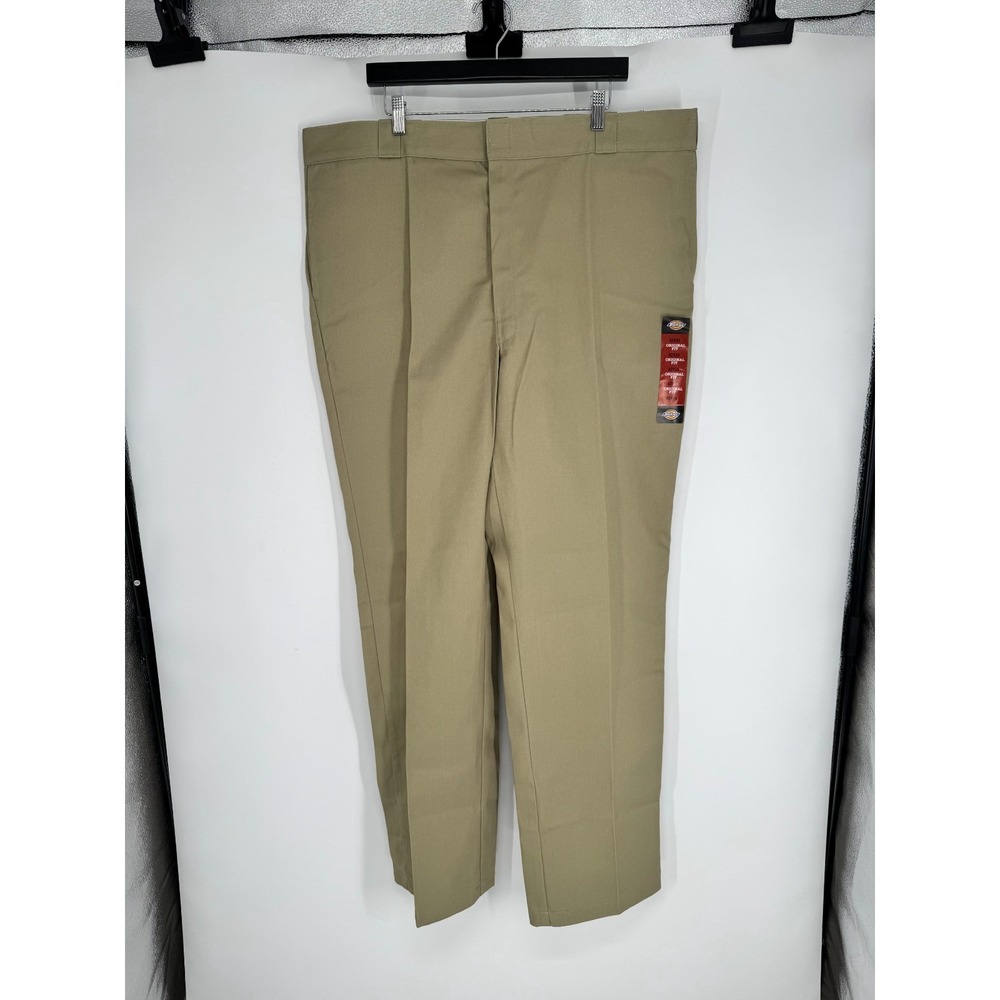 Dickies 874 The Work Original Fit Pants Mens Size 42x34 Khaki Chino Straight Leg